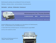 Tablet Screenshot of bulli-trans.de